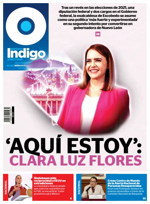 Portada de Reporte Indigo Monterrey del miércoles, 20 de mayo de 2026