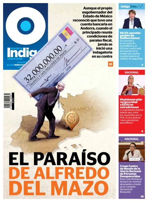 Portada de Reporte Indigo Nacional del miércoles, 20 de mayo de 2026