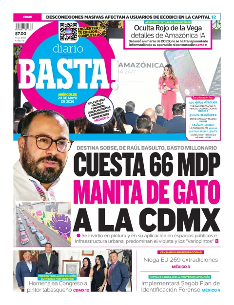 Portada de Basta! (portada)