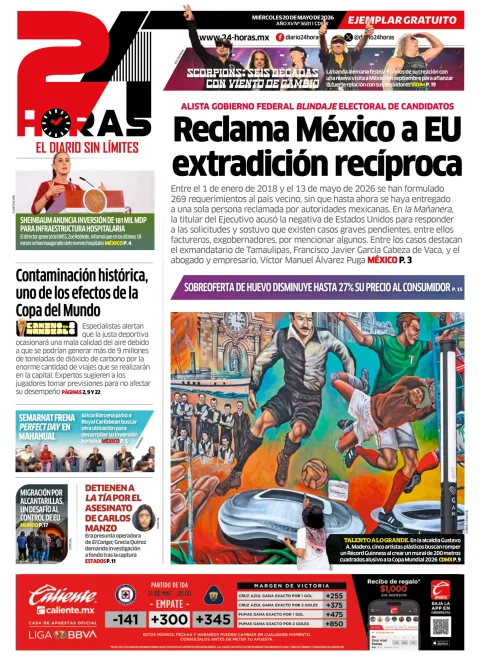 Portada de 24 Horas
