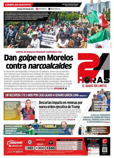 Portada de 24 Horas