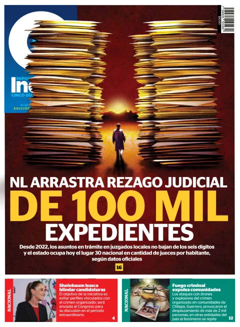 Portada de Reporte Indigo Monterrey del viernes, 22 de mayo de 2026