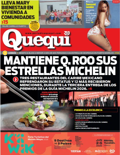 Portada de Quequi (contraportada) del viernes, 22 de mayo de 2026