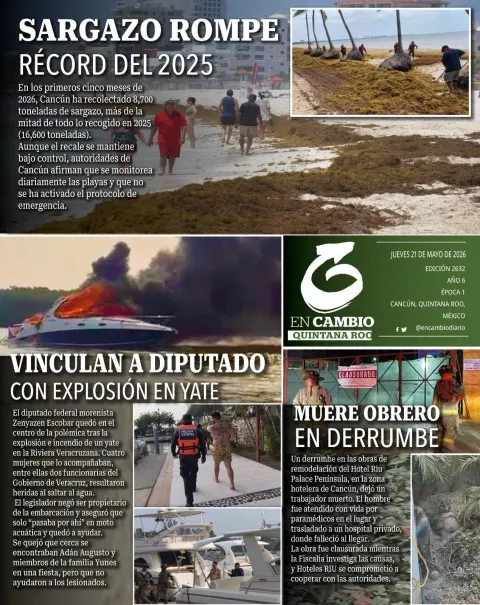 Portada de En Cambio - Quintana Roo (contraportada)