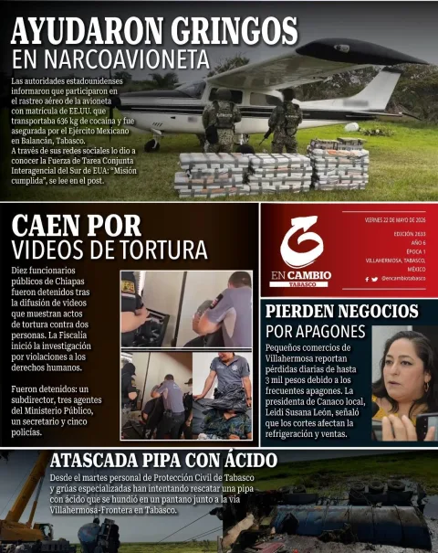 Portada de En Cambio - Tabasco (contraportada)