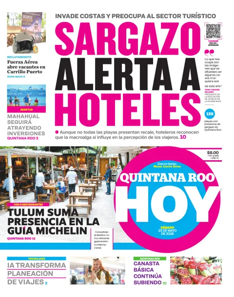 Portada de Quintana Roo Hoy (portada)