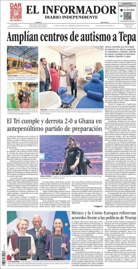 Portada de El Informador
