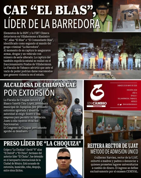 Portada de En Cambio - Tabasco (contraportada)