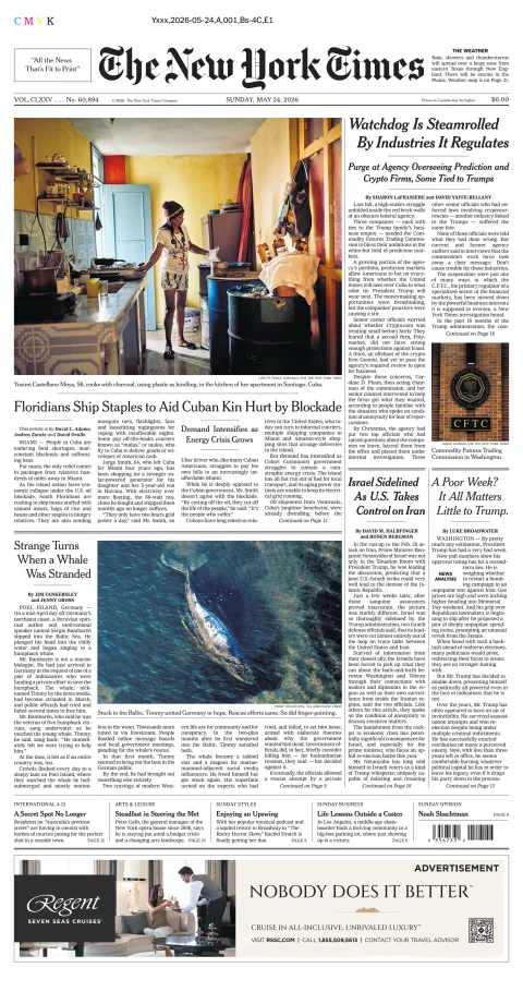 Portada de The New York Times (national)