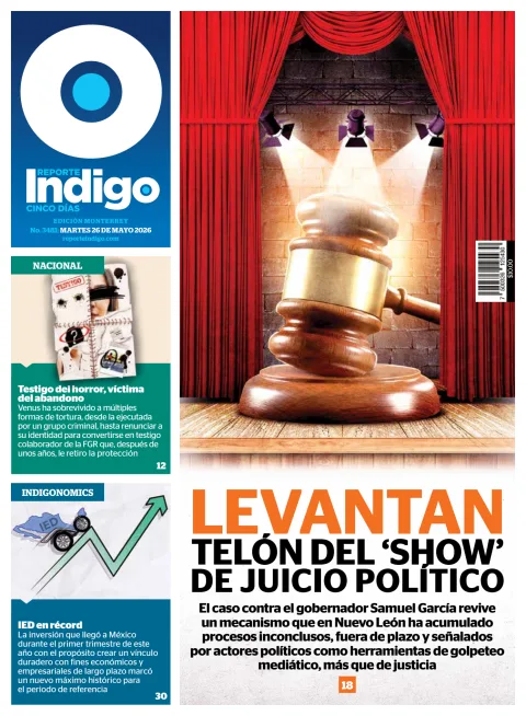 Portada de Reporte Indigo Monterrey del martes, 26 de mayo de 2026