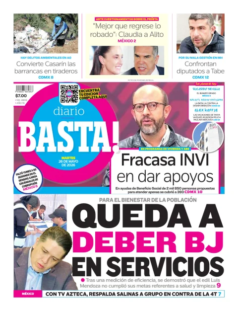 Portada de Basta! (portada)