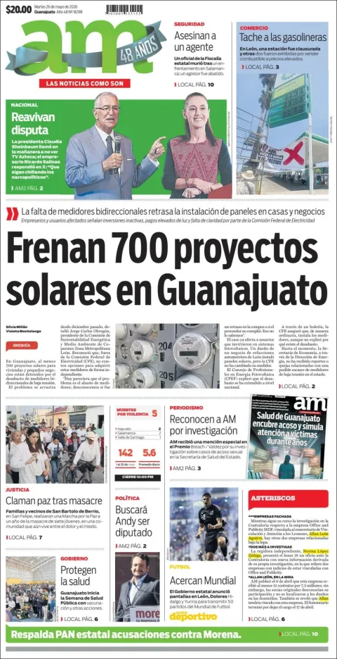 Portada de Am Corredor Industrial del martes, 26 de mayo de 2026