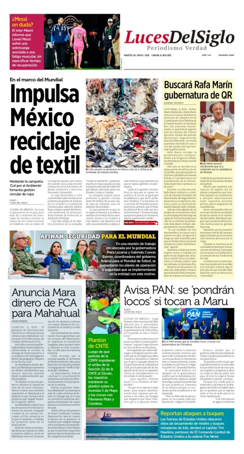 Portada de Luces del Siglo