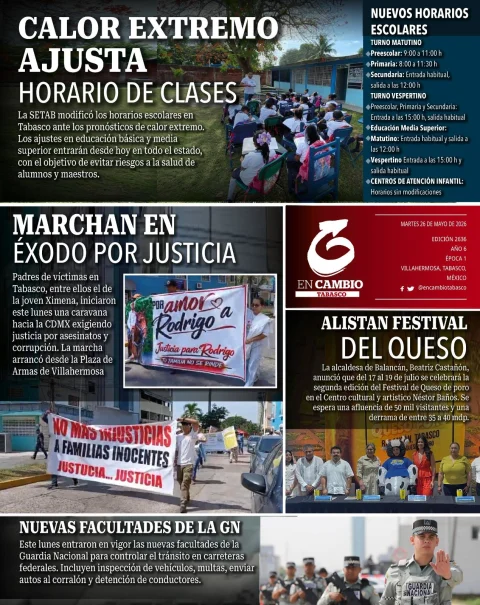 Portada de En Cambio - Tabasco (contraportada)