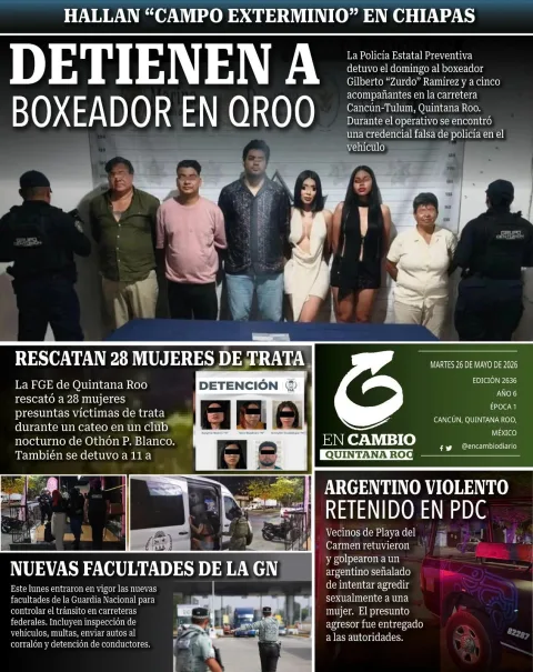 Portada de En Cambio - Quintana Roo (contraportada)