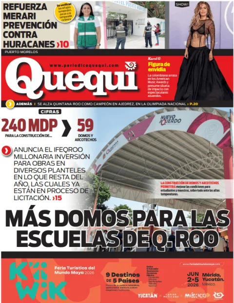 Portada de Quequi (contraportada) del martes, 2 de junio de 2026