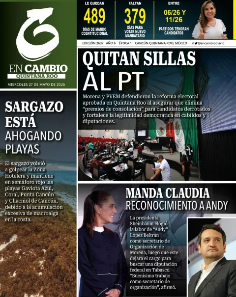 Portada de En Cambio - Quintana Roo (portada)