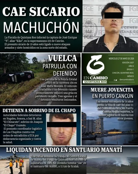 Portada de En Cambio - Quintana Roo (contraportada)