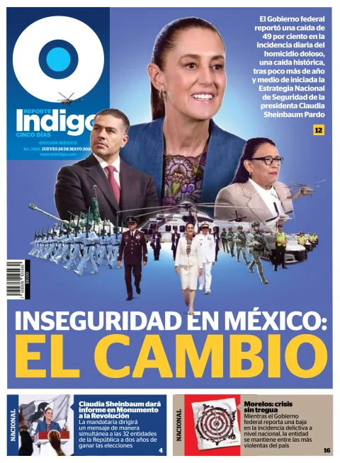 Portada de Reporte Indigo Nacional del jueves, 28 de mayo de 2026