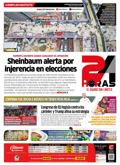 Portada de 24 Horas