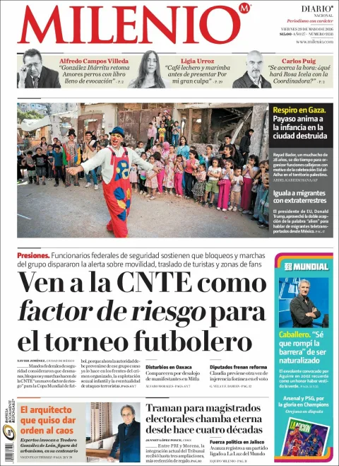 Portada de Milenio