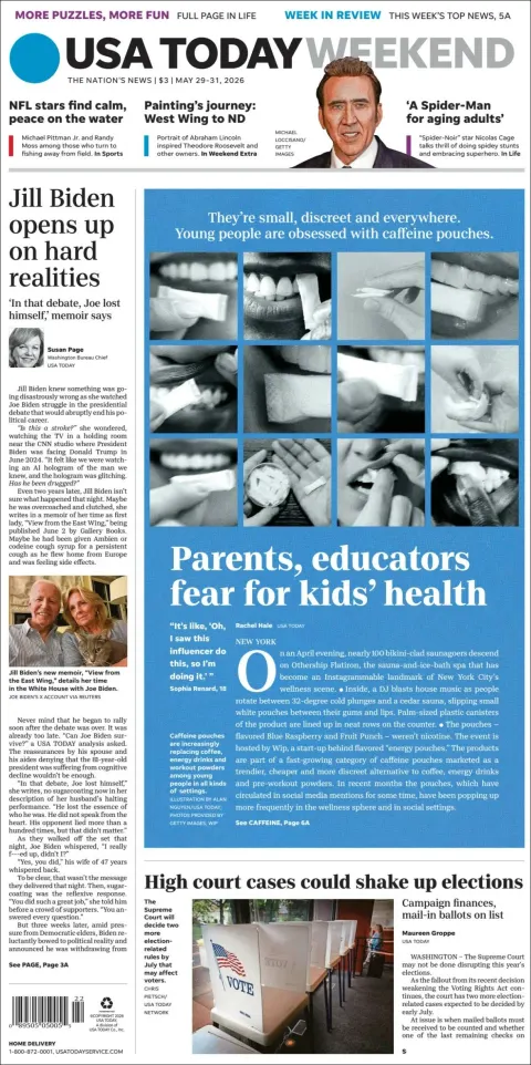 Portada de Usa Today