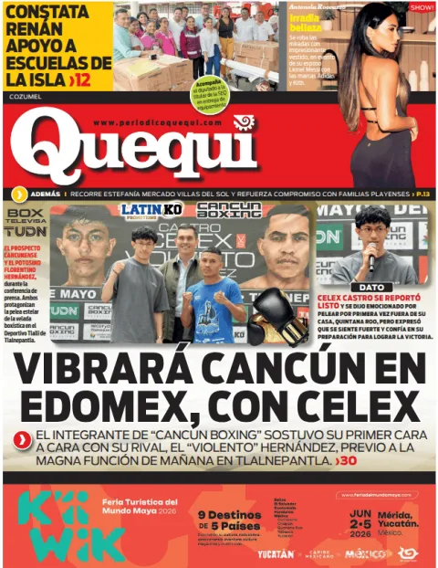 Portada de Quequi (contraportada) del viernes, 29 de mayo de 2026