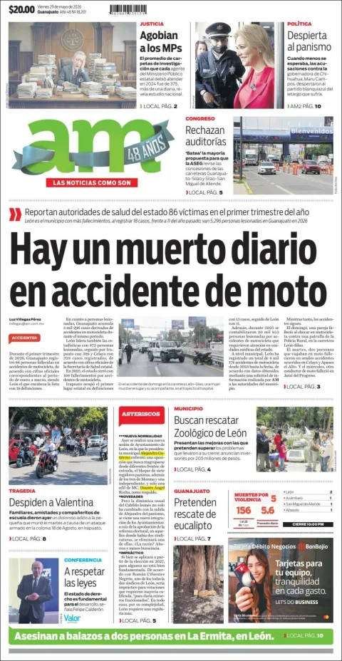 Portada de Am Corredor Industrial del viernes, 29 de mayo de 2026