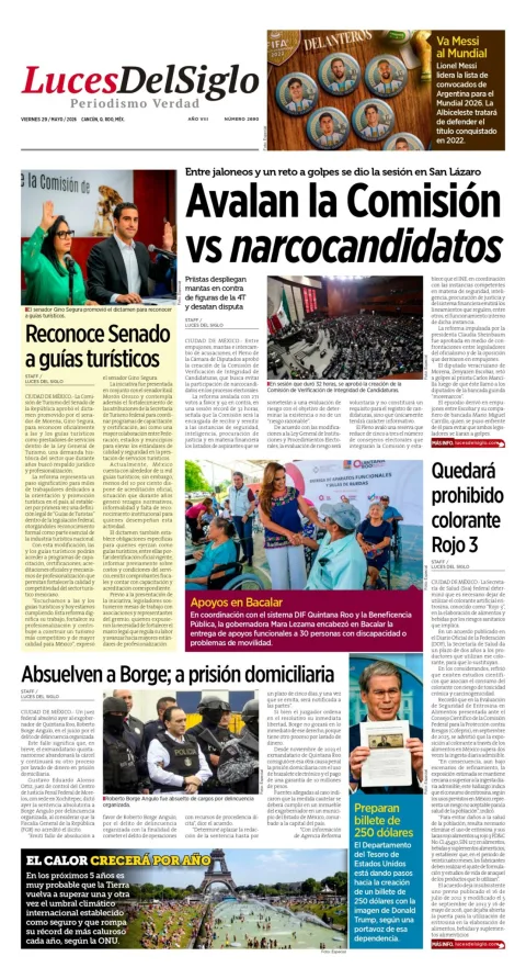 Portada de Luces del Siglo
