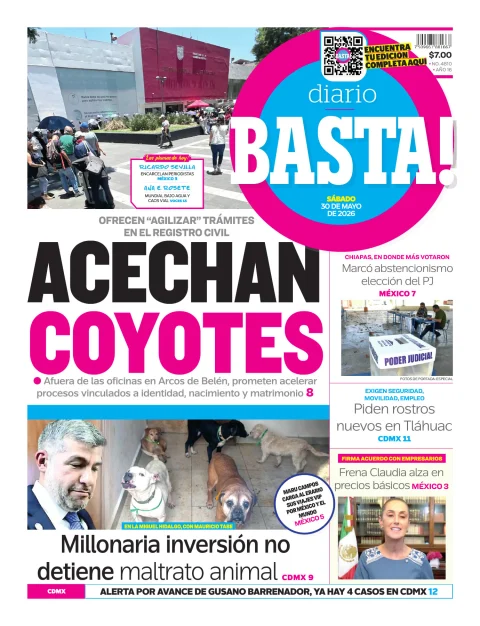 Portada de Basta! (portada)