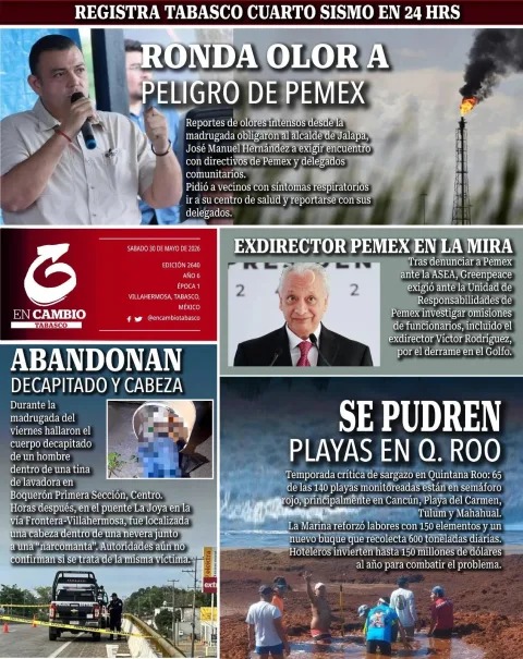 Portada de En Cambio - Tabasco (contraportada)
