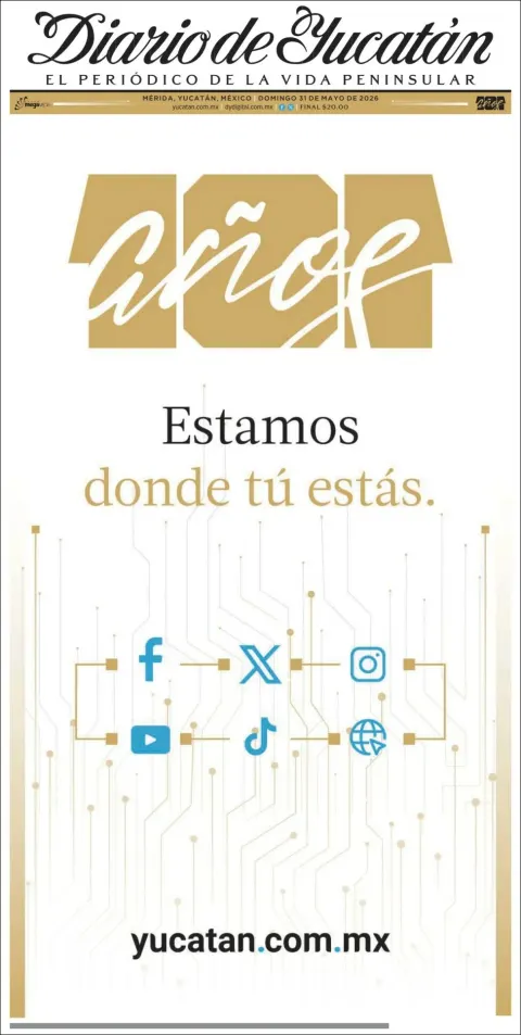 Portada de Diario de Yucatán