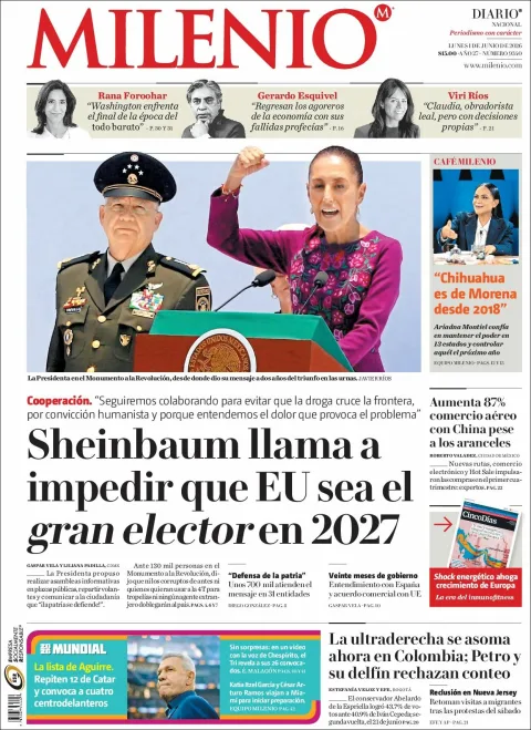 Portada de Milenio