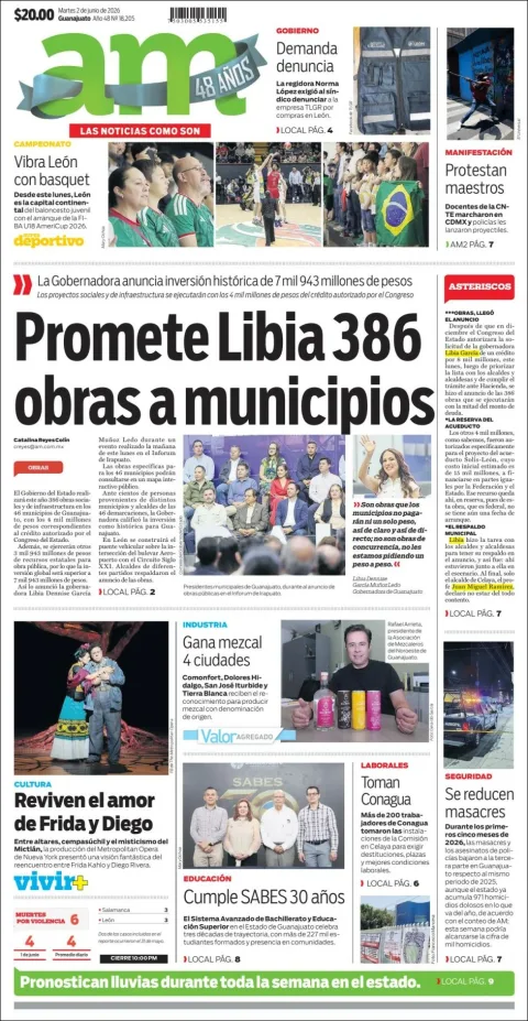 Portada de Am Corredor Industrial del martes, 2 de junio de 2026