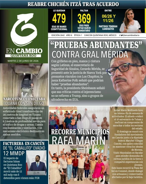 Portada de En Cambio - Quintana Roo (portada)