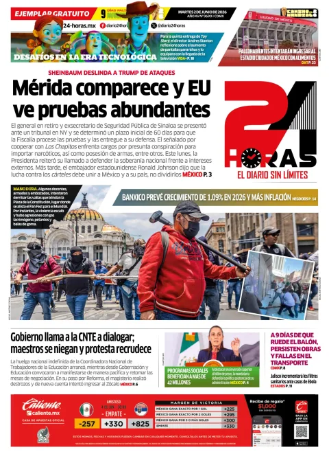 Portada de 24 Horas