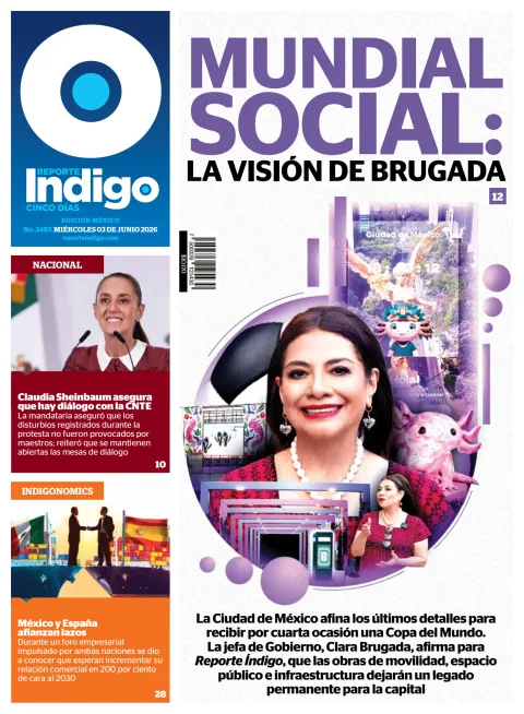 Portada de Reporte Indigo Nacional del miércoles, 3 de junio de 2026