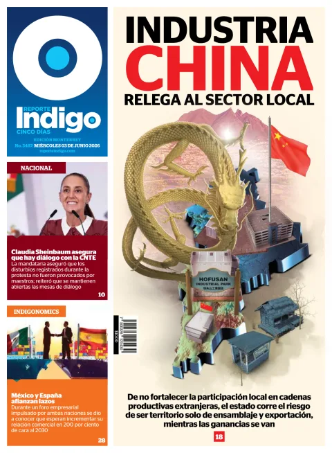 Portada de Reporte Indigo Monterrey del miércoles, 3 de junio de 2026