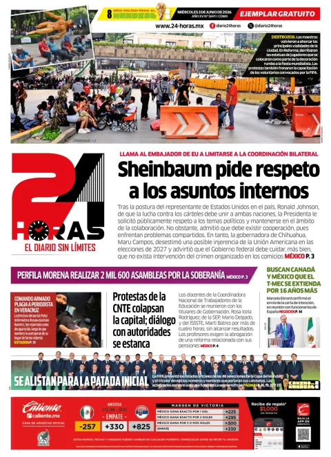 Portada de 24 Horas