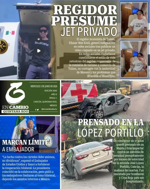 Portada de En Cambio - Quintana Roo (contraportada)