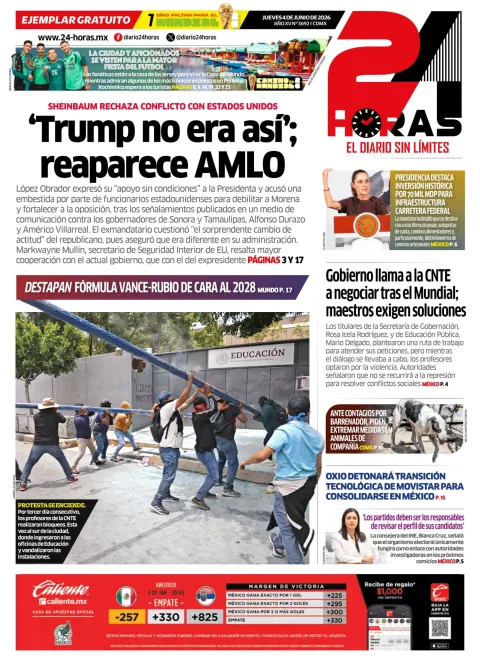 Portada de 24 Horas