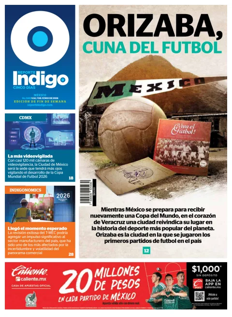 Portada de Reporte Indigo Nacional del viernes, 5 de junio de 2026