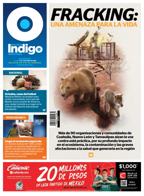 Portada de Reporte Indigo Monterrey del viernes, 5 de junio de 2026