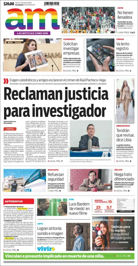 Portada de Am Corredor Industrial del viernes, 5 de junio de 2026