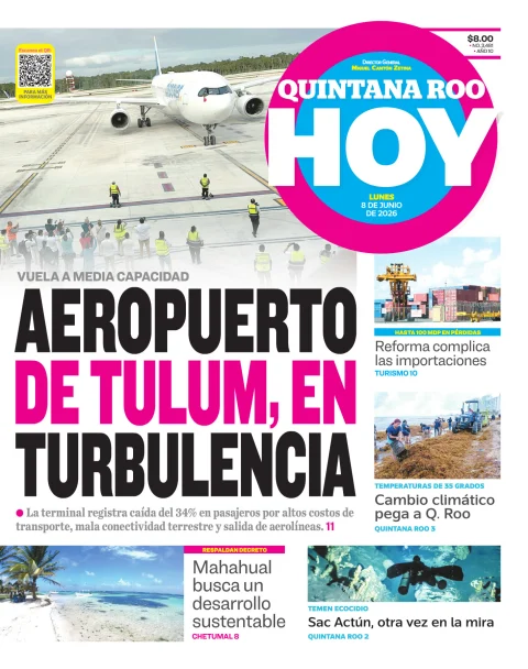 Portada de Quintana Roo Hoy (portada)