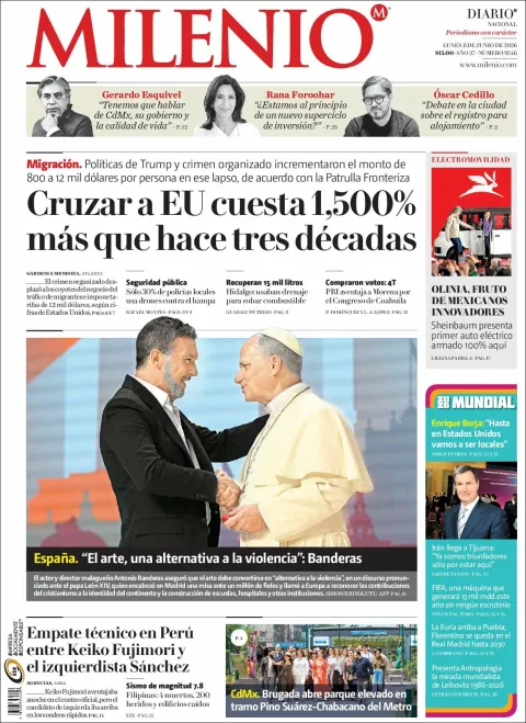 Portada de Milenio