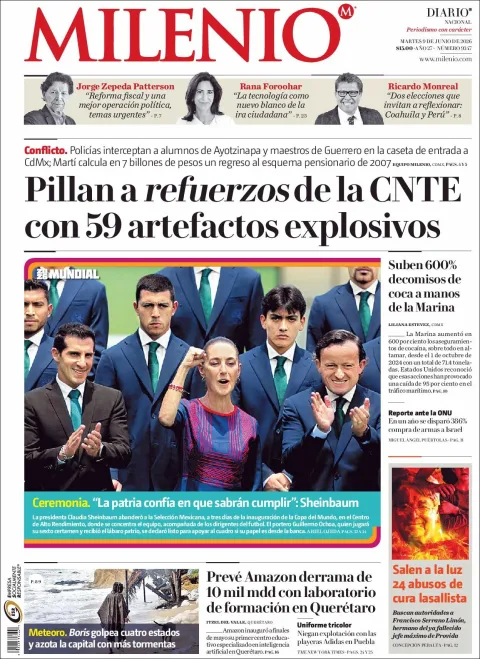 Portada de Milenio