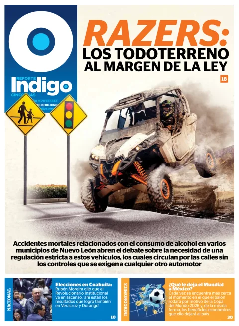 Portada de Reporte Indigo Monterrey del martes, 9 de junio de 2026