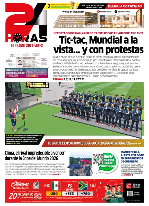 Portada de 24 Horas