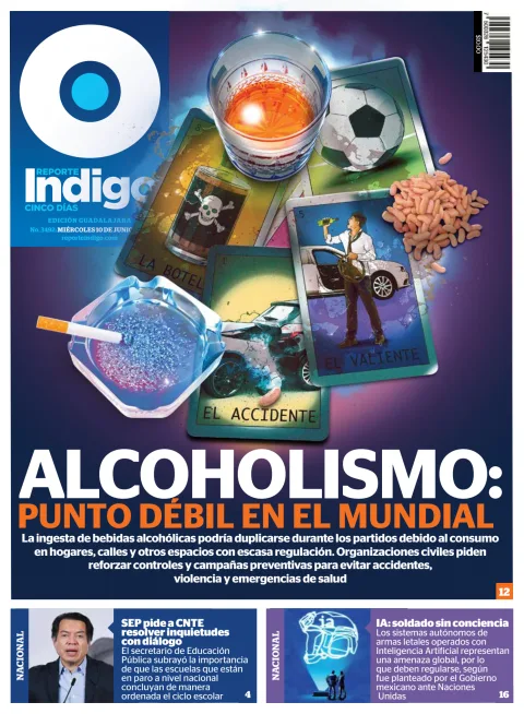 Portada de Reporte Indigo Guadalajara del miércoles, 10 de junio de 2026